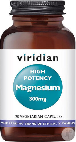 Viridian High Potency Magnesium 300mg 120 Gélules Végétales
