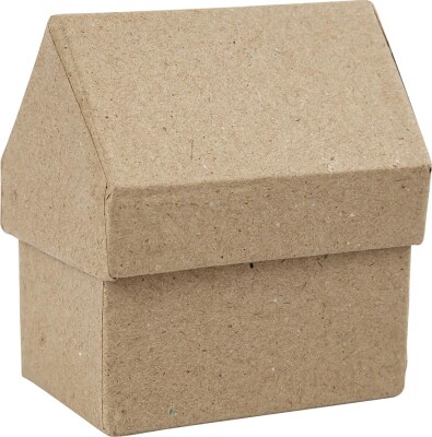 Hus - H 10,5 CM - Str. 6X8,5 CM - 4 Stk