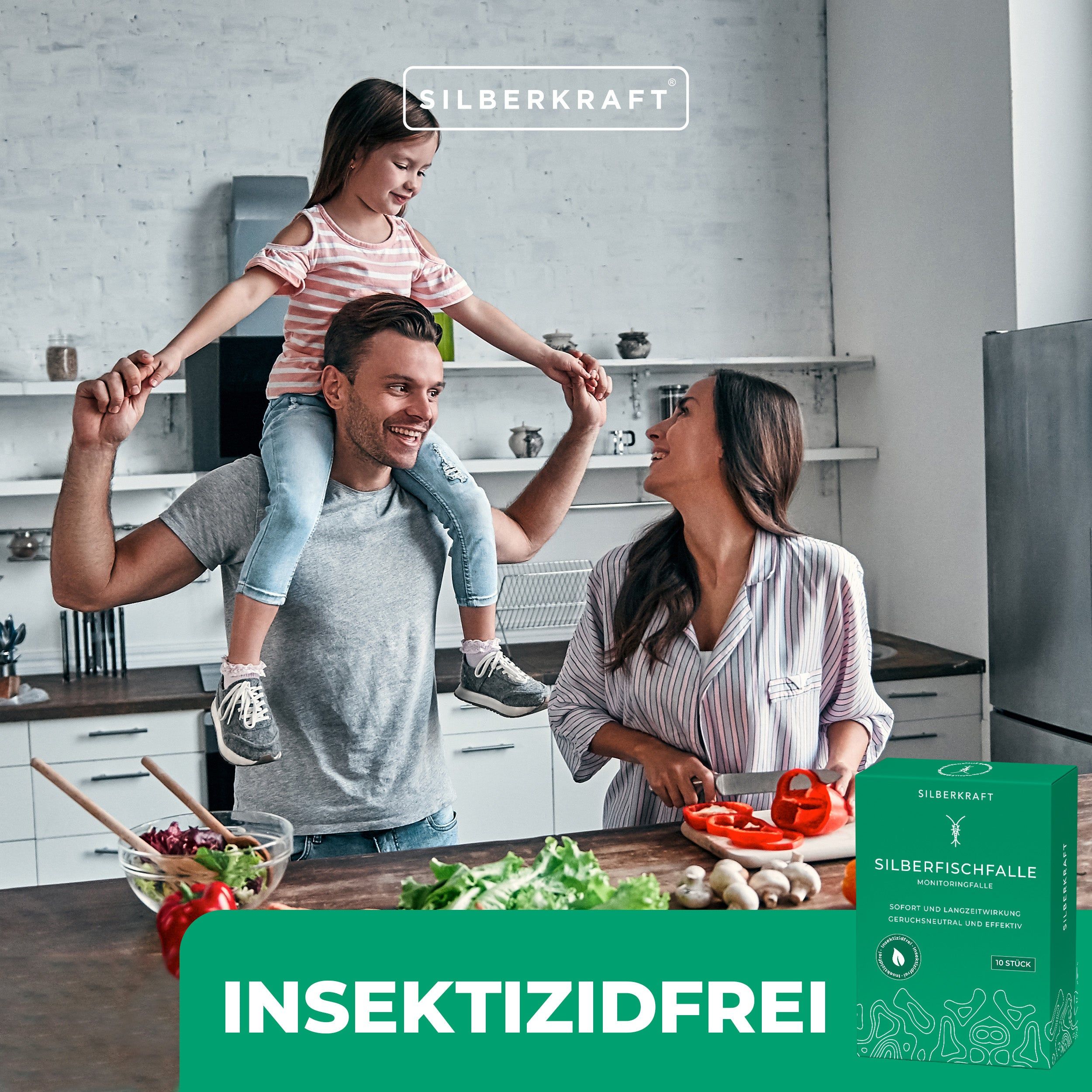 SILBERKRAFT Silberfischfallen