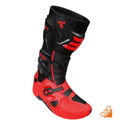 Bottes cross Shot RACE 8 2024 - Noir / Rouge