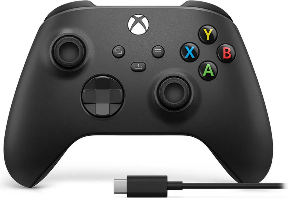Microsoft Xbox Controller avec câble Manettes de jeu