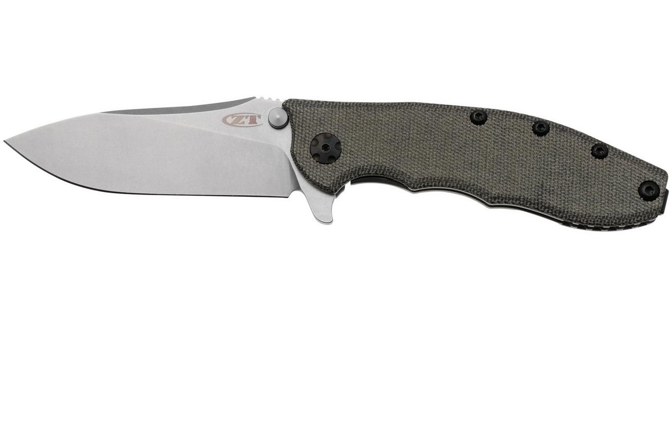 Zero Tolerance 0562MIC Magnacut, Micarta, zakmes, Rick Hinderer design