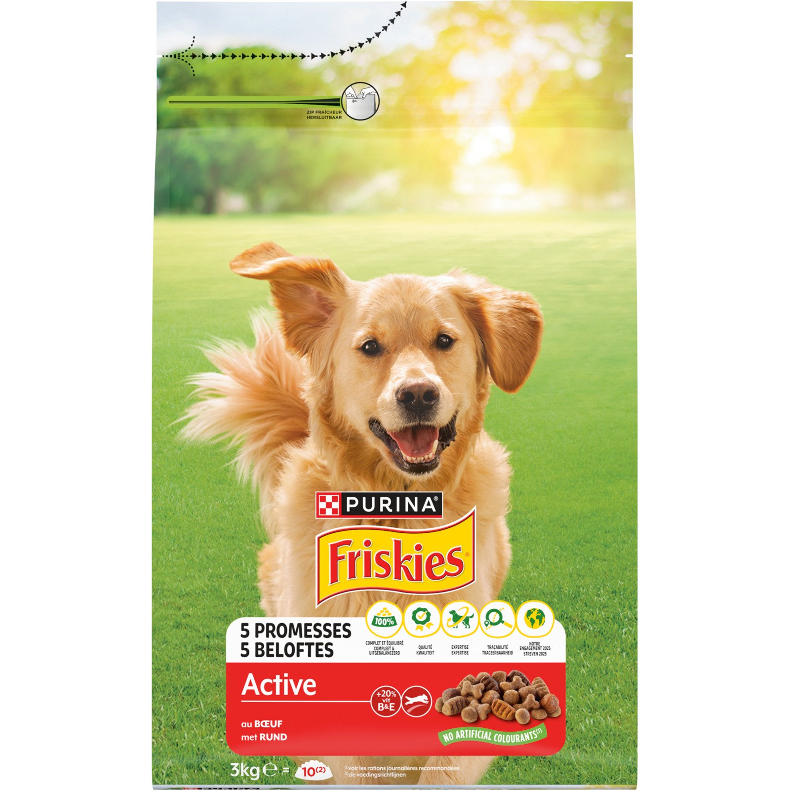 Purina Friskies Active Rind 3 kg