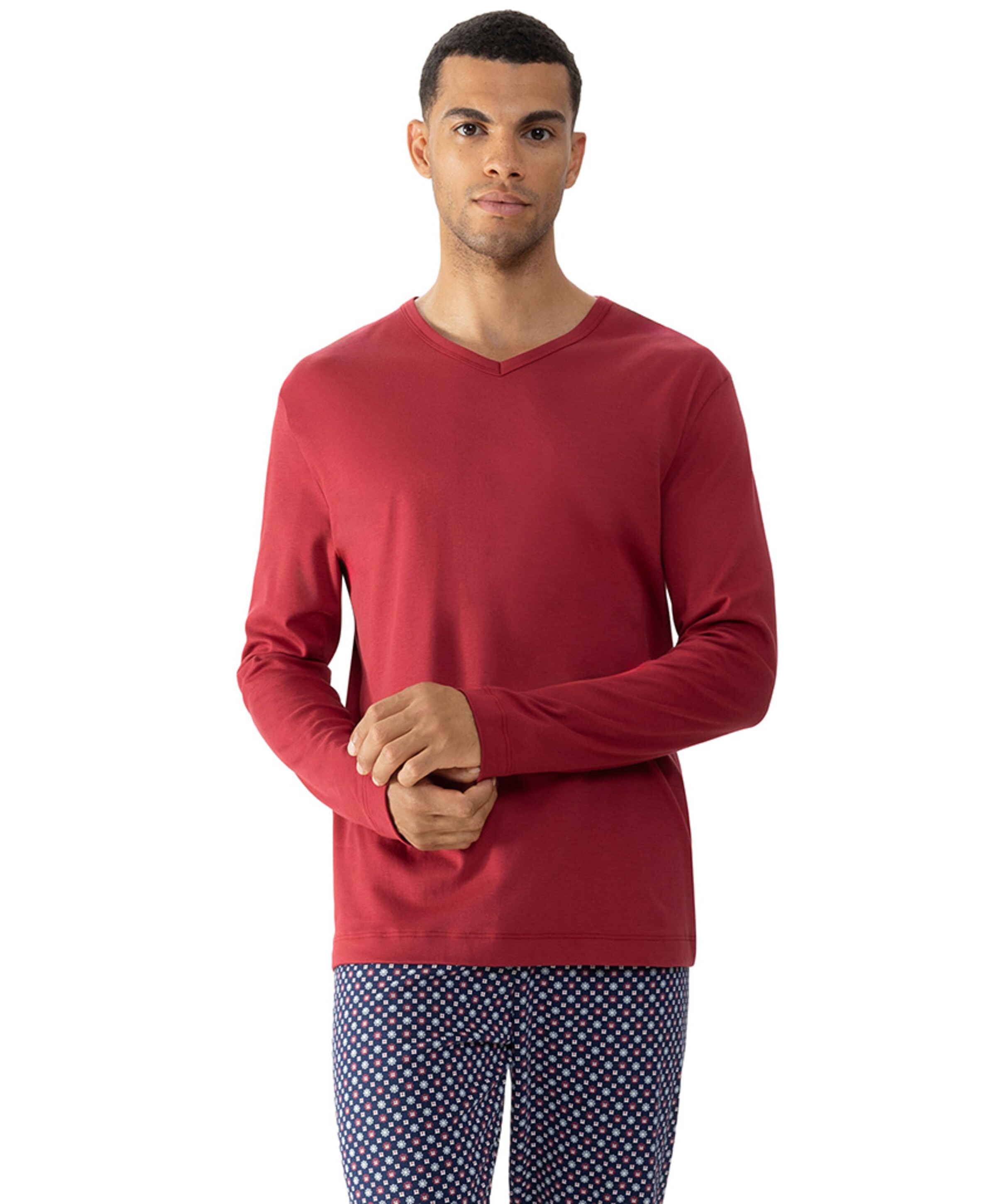 Mey Heren pyjamatop rood