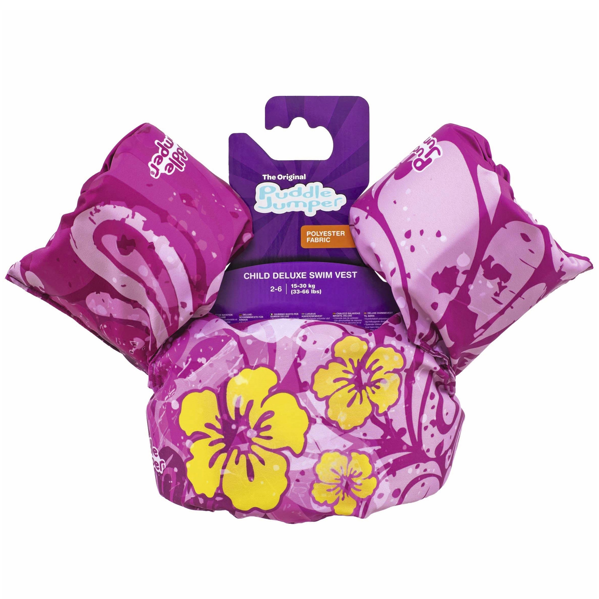 Schwimmhilfe für Kinder Puddle Jumper Tropical Flowers 15 - 30 kg