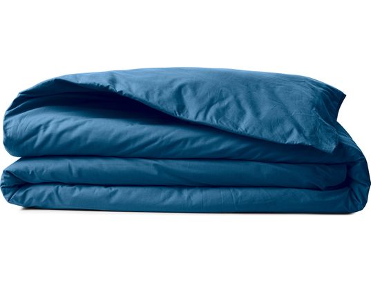 CONCEPT1 - Housse de couette Tonne 220x240cm 155 fils/cm bleu petrole