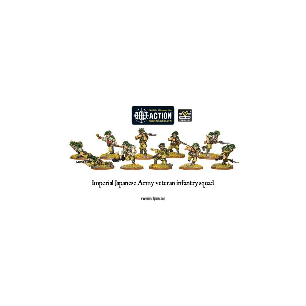 Bolt Action - Japanese Veteran Infantry Squad