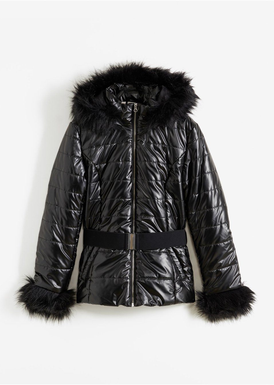 Veste au look brillant
