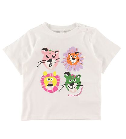 Stella McCartney Kids T-shirt - Hvid m. L?ver