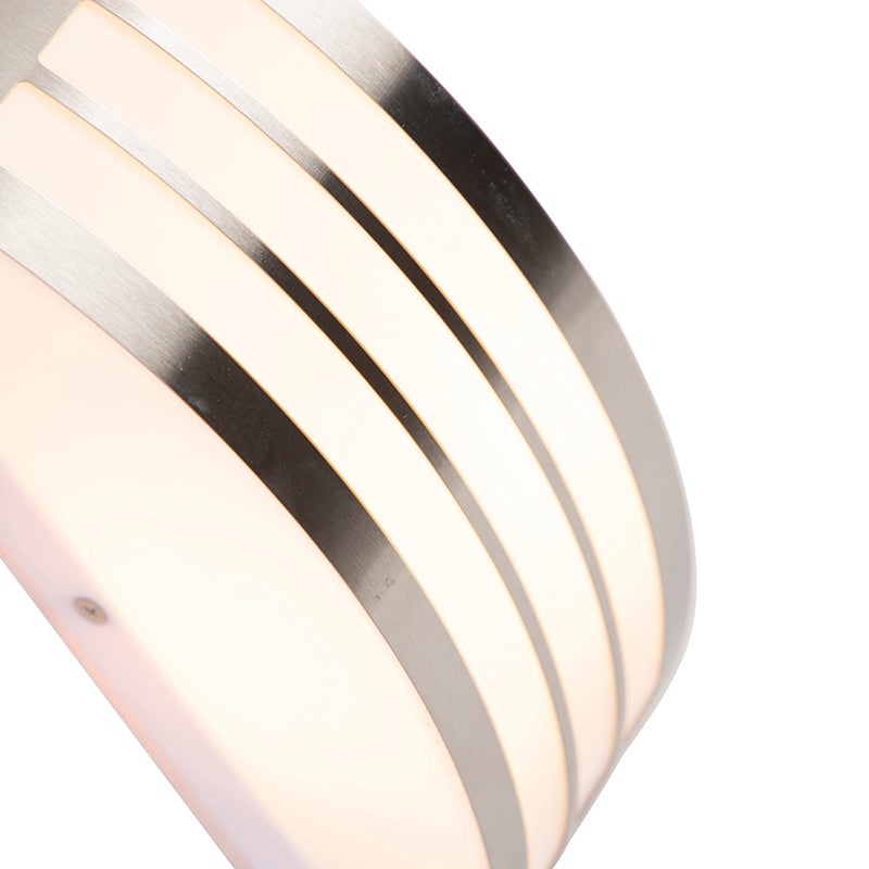 Moderne wandlamp, staal en roestvrij staal, IP44 - Sapphire Deluxe