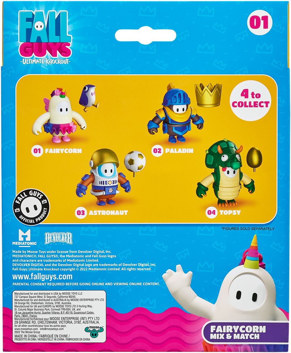 Figurines Mix & Match - Fairycom 01 | Fall Guys Figurine articulée