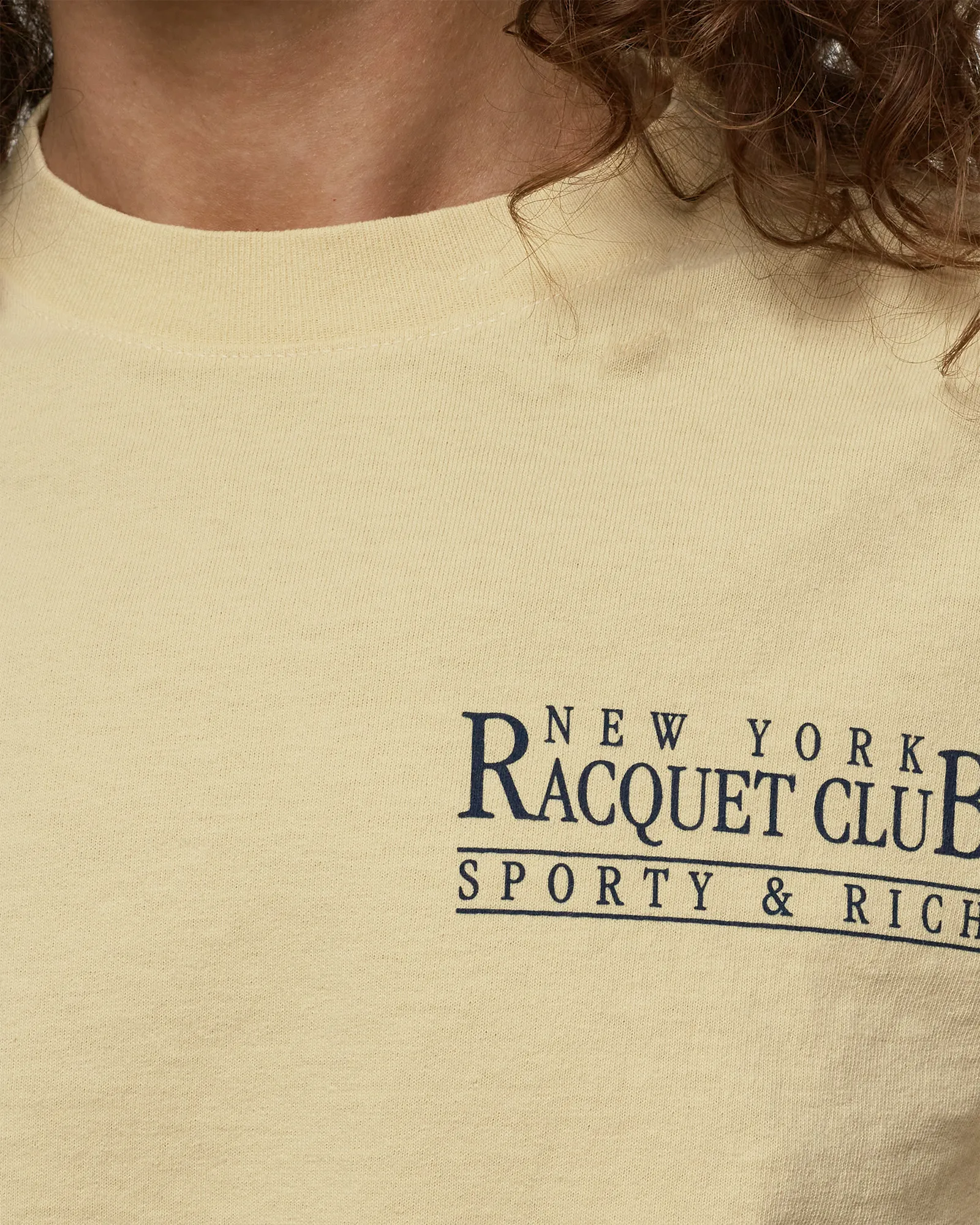 Sporty & Rich NY Racquet Club T Shirt