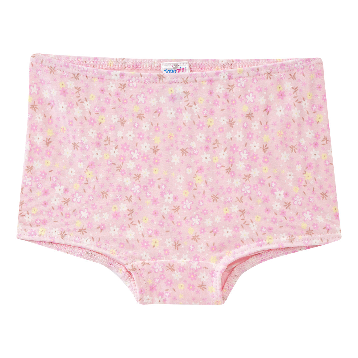 Topomini 3 Baby Pantys mit Bio-Baumwolle rosa / hellgelb