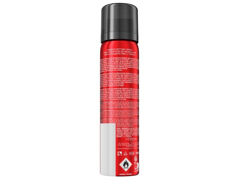 L'Oréal Paris Setting Spray Transparent Fixier-Spray verlängert die Haltbarkeit des Make-ups für bis zu 36 Stunden
