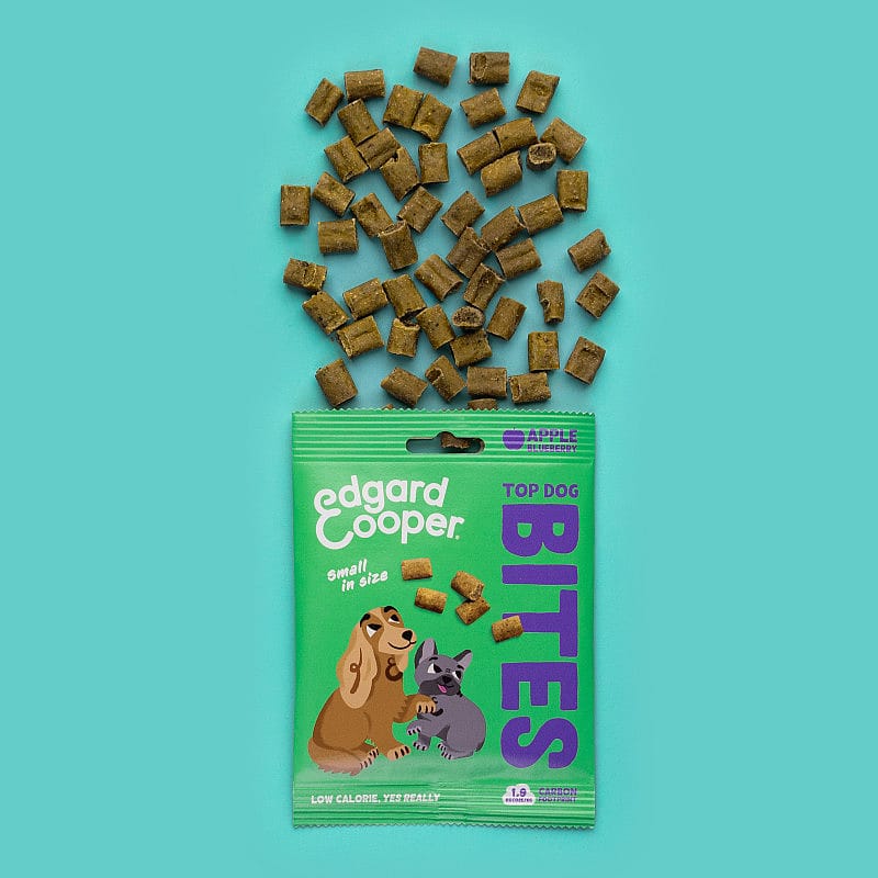 Edgard & Cooper Top Dog Bites Appel & Bosbes 50 gram small | 13526