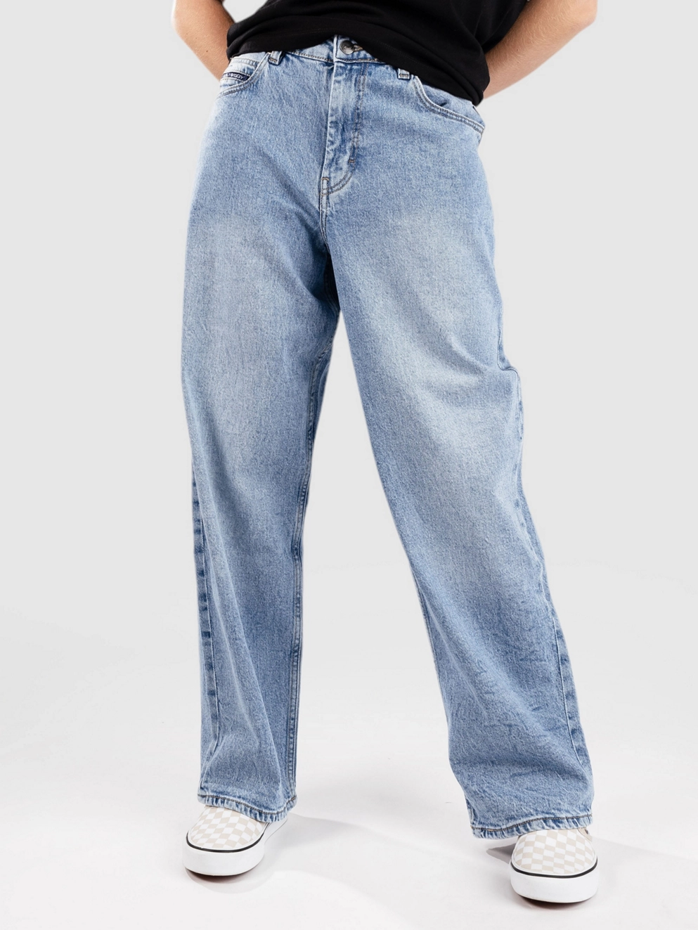 REELL Chloe Baggy Jeans classic light blue