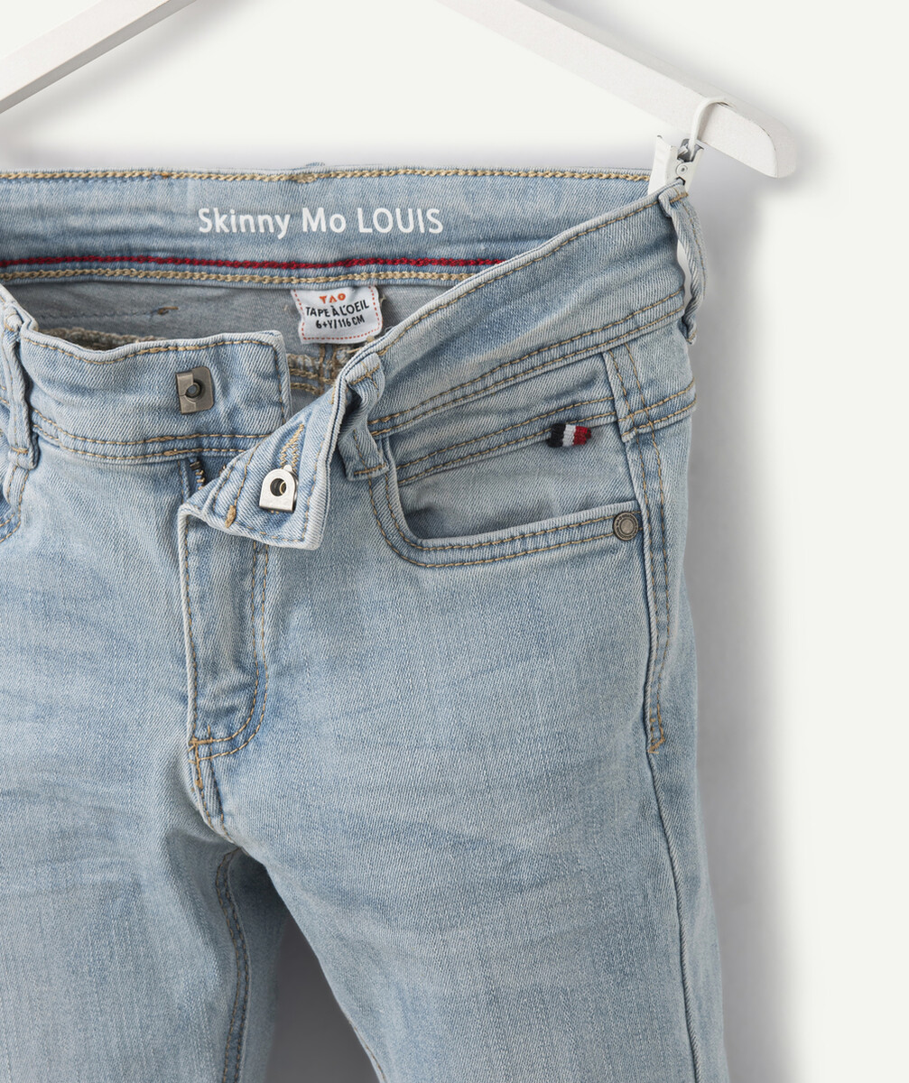 LOUIS LE JEAN SKINNY CLAIR EFFET FROISSÉ TAILLE +