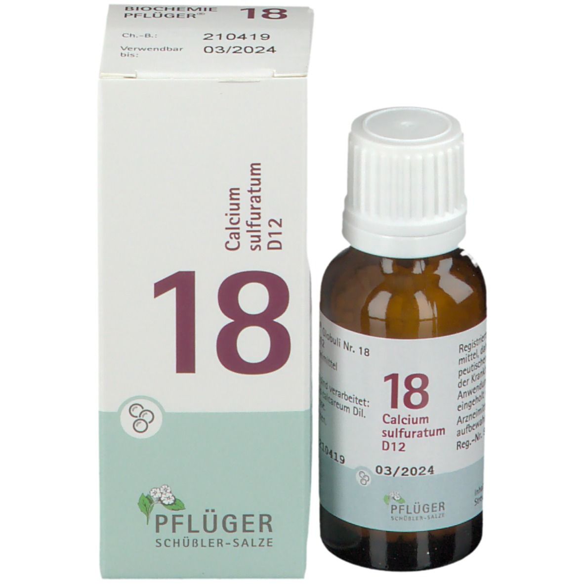 BIOCHEMIE PFLÜGER® Nr. 18 Calcium sulfuratum D12