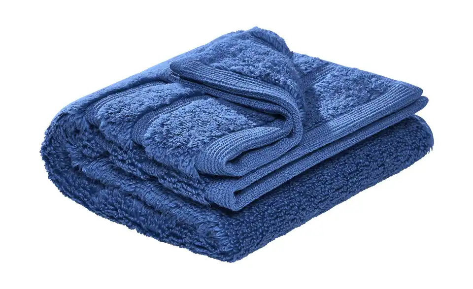como Frottier-Set  Blau 30x50 cm