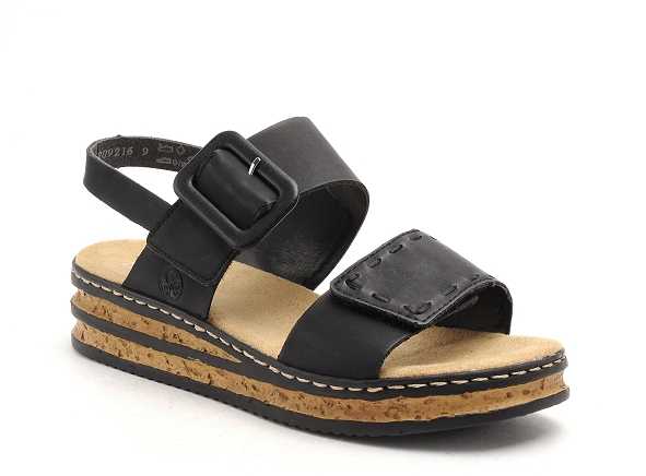 Rieker nu pieds talons femme 62950 noir