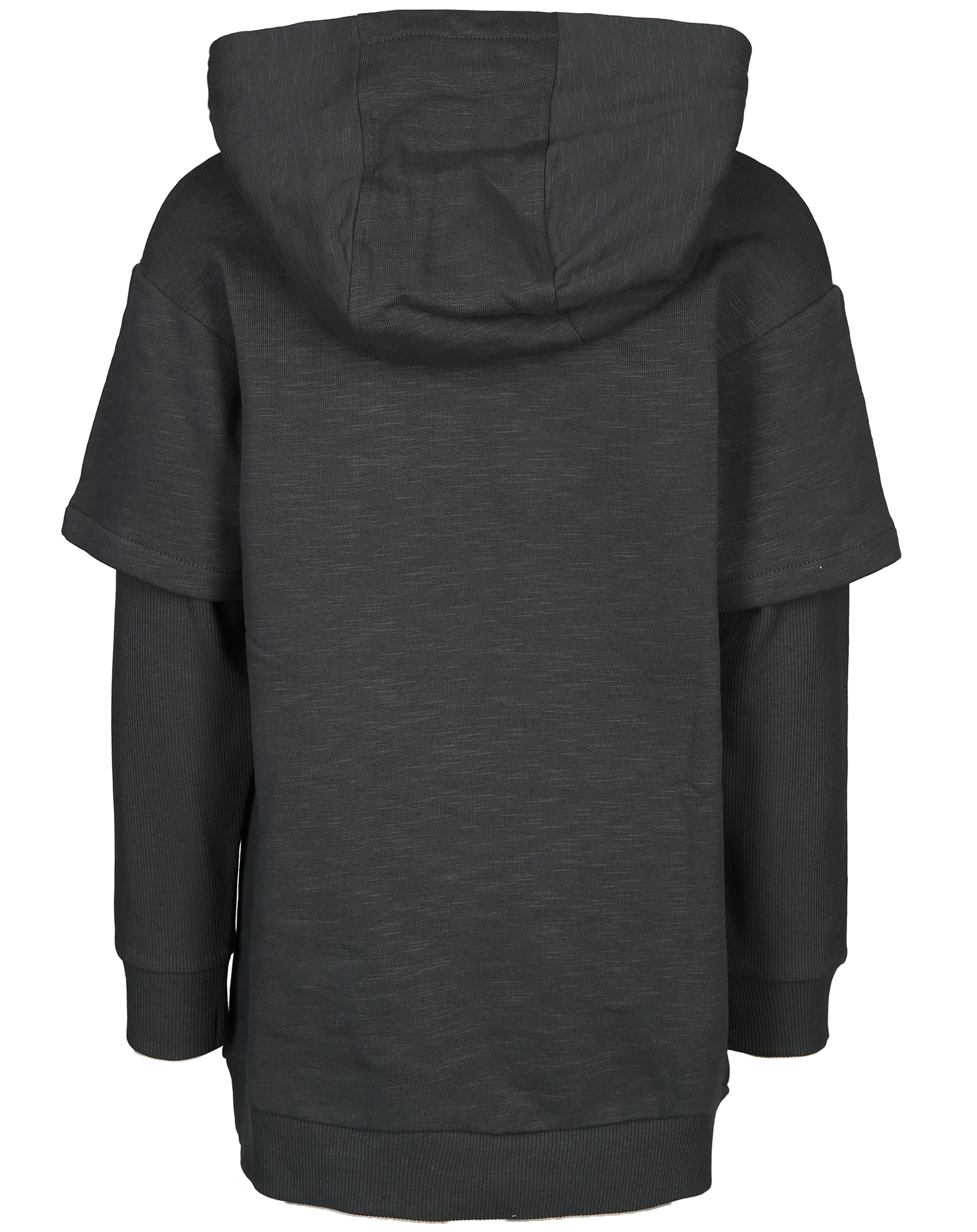 Kapuzen-Sweatkleid LOVE in grau