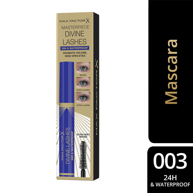 Max Factor Max Factor Divine Lashes Waterproof Mascara, 001 Black, 9 ml