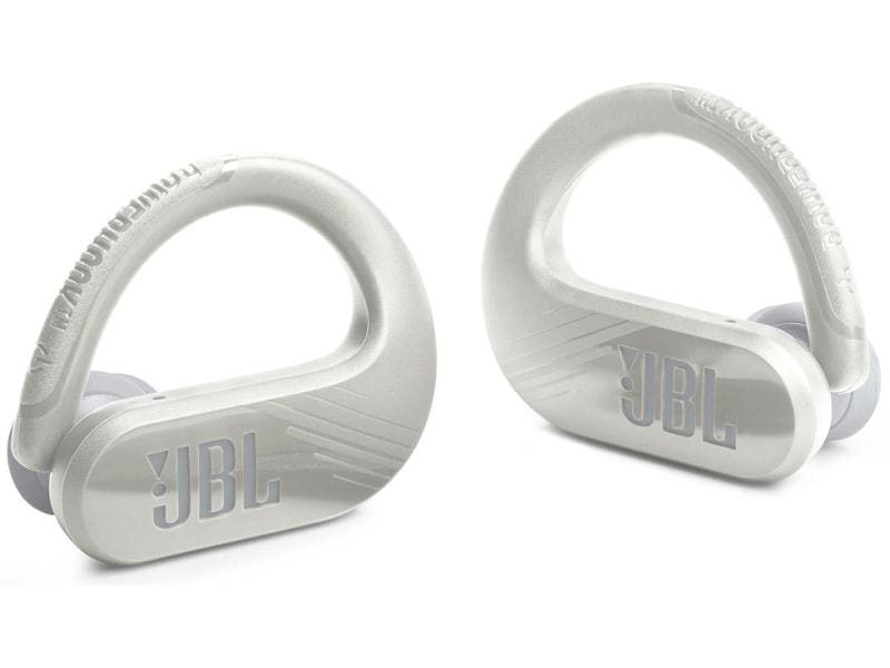 JBL Wireless In-Ear-Kopfhörer Endurance Peak 3 Weiss Staub- und spritzwassergeschützte True Wireless Aktiv-Kopfhörer