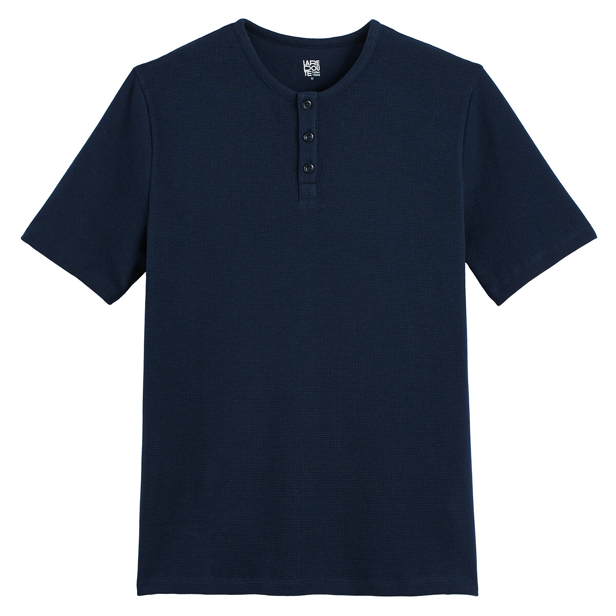 COLEÇÃO LA REDOUTE<br>Camiseta com gola túnica e mangas curtas