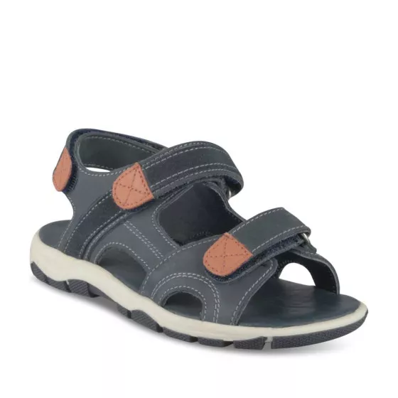 Sandales BLEU TAMS CUIR