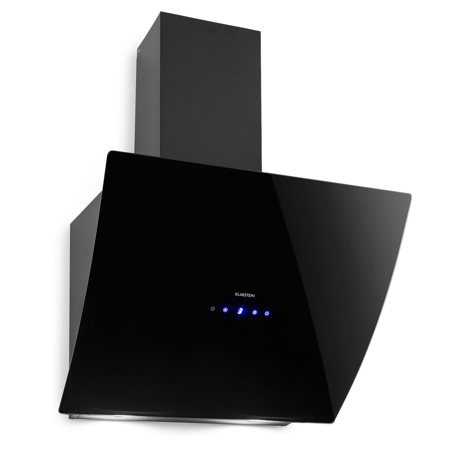 Annabelle 60 Dunstabzugshaube Glas 595 m³/h Touch-Armatur schwarz Schwarz