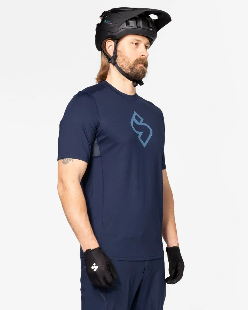Sweet Protection Men's Hunter Short-Sleeve Jersey Navy Blazer