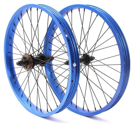 Jeu de Roues BMX CHRIS BÖHM 20 Pouces Bleu KHEbikes