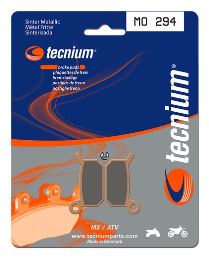 Plaquettes de freins Tecnium MX/Quad métal fritté - MO294