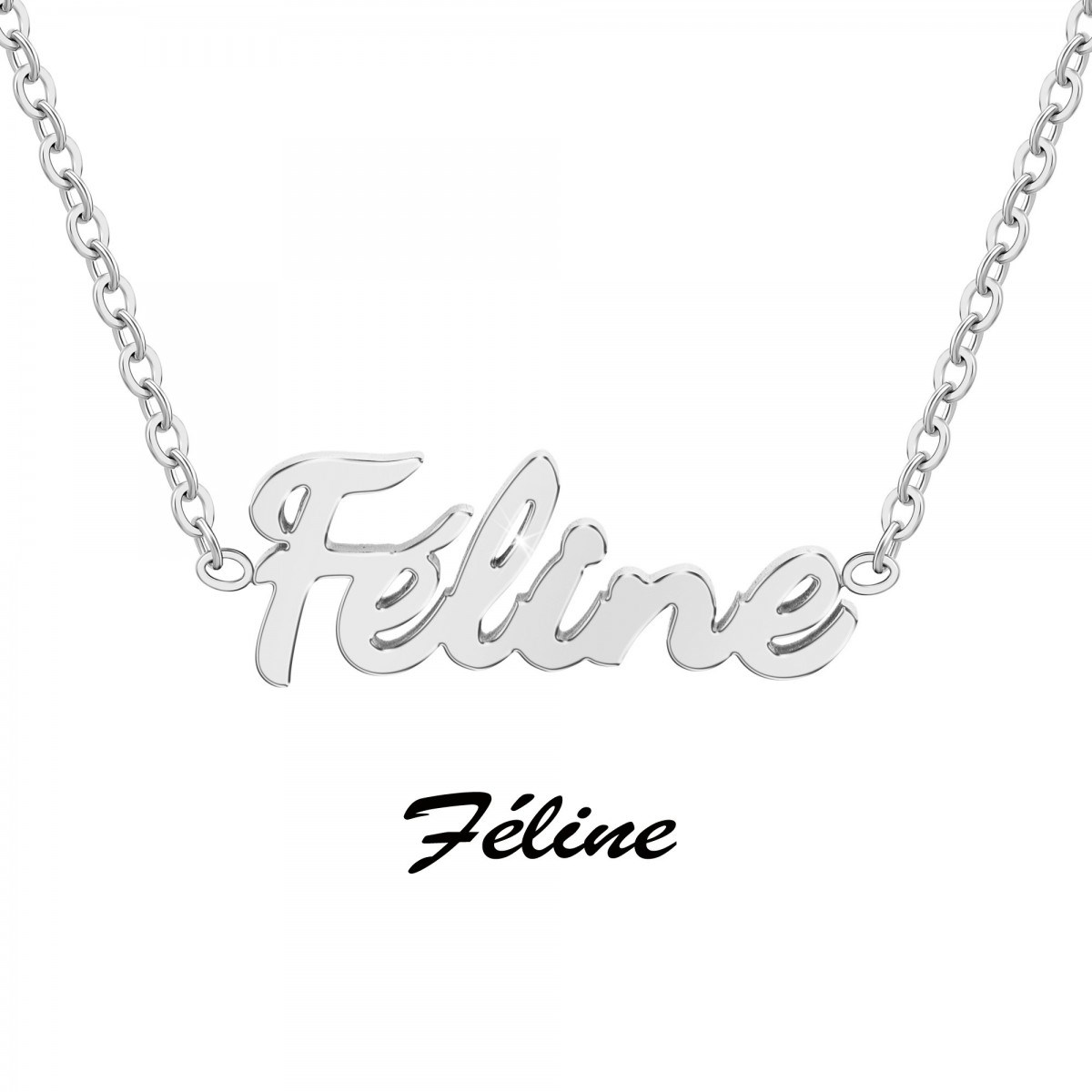 Féline - Collier à message