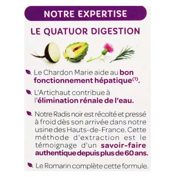 Superdiet Quatuor Bio Bien-Etre du Foie 20 ampoules