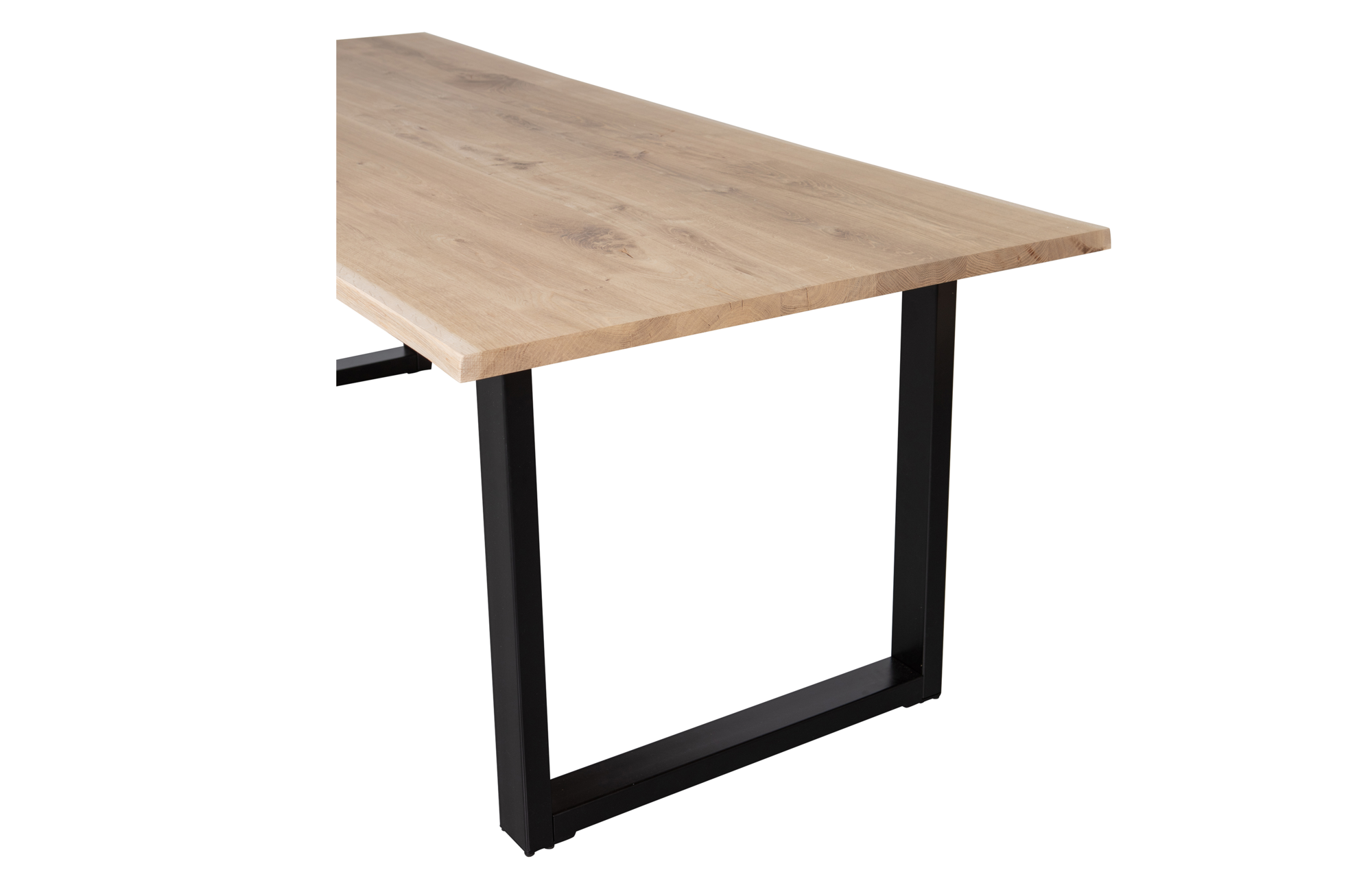 WOOOD boomstamtafel Tablo eiken 220x90 [fsc] Tablo Tafel Boomstam Eiken 220x90 [fsc] - U-poot