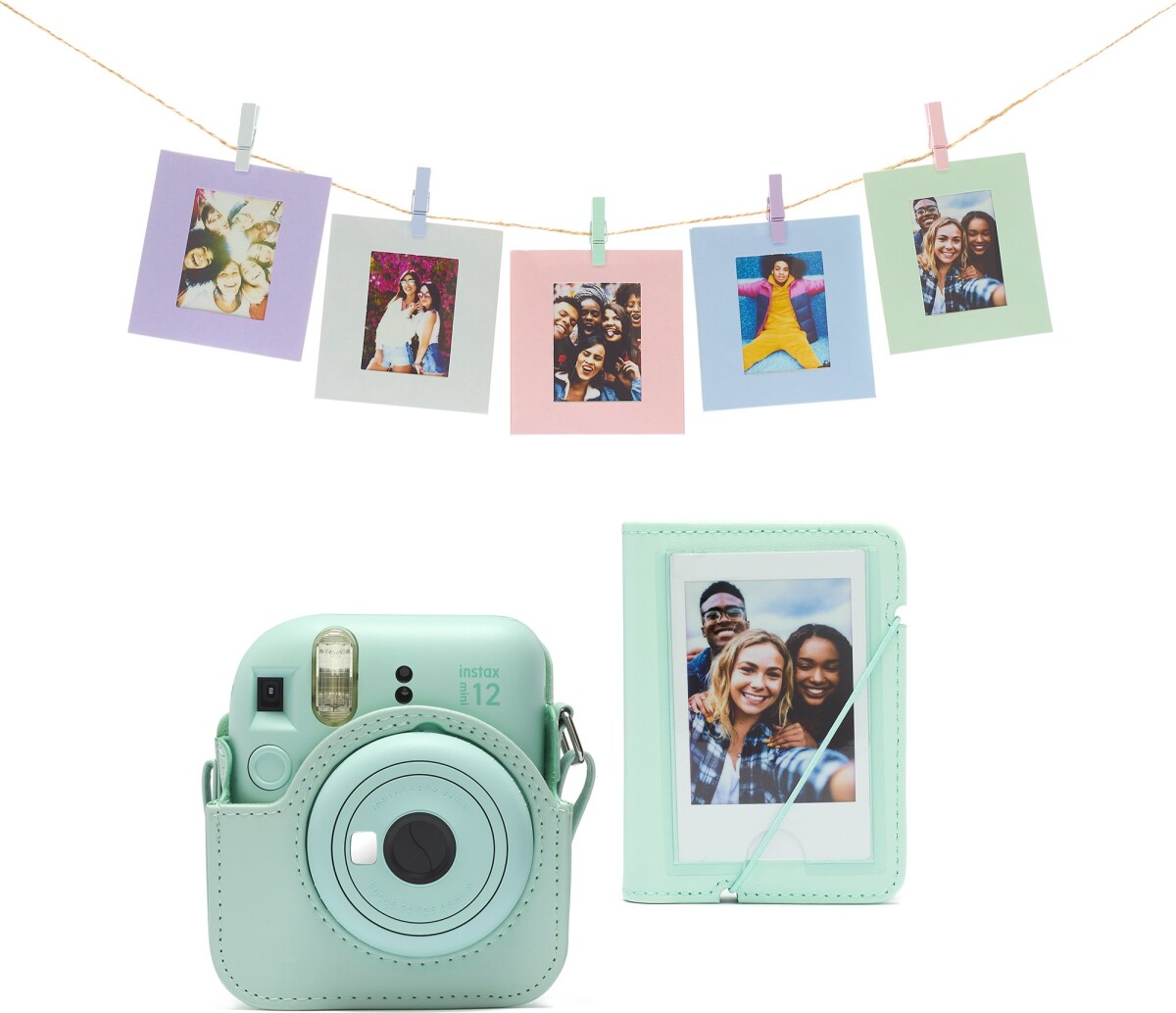 Fujifilm - Instax Mini 12 Instant Kamera - Lysegrøn