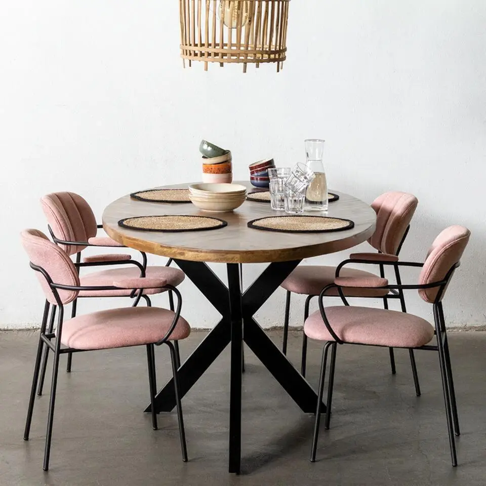 Eettafel Ovaal - Visgraat - Hout - 240x100x78cm - Max