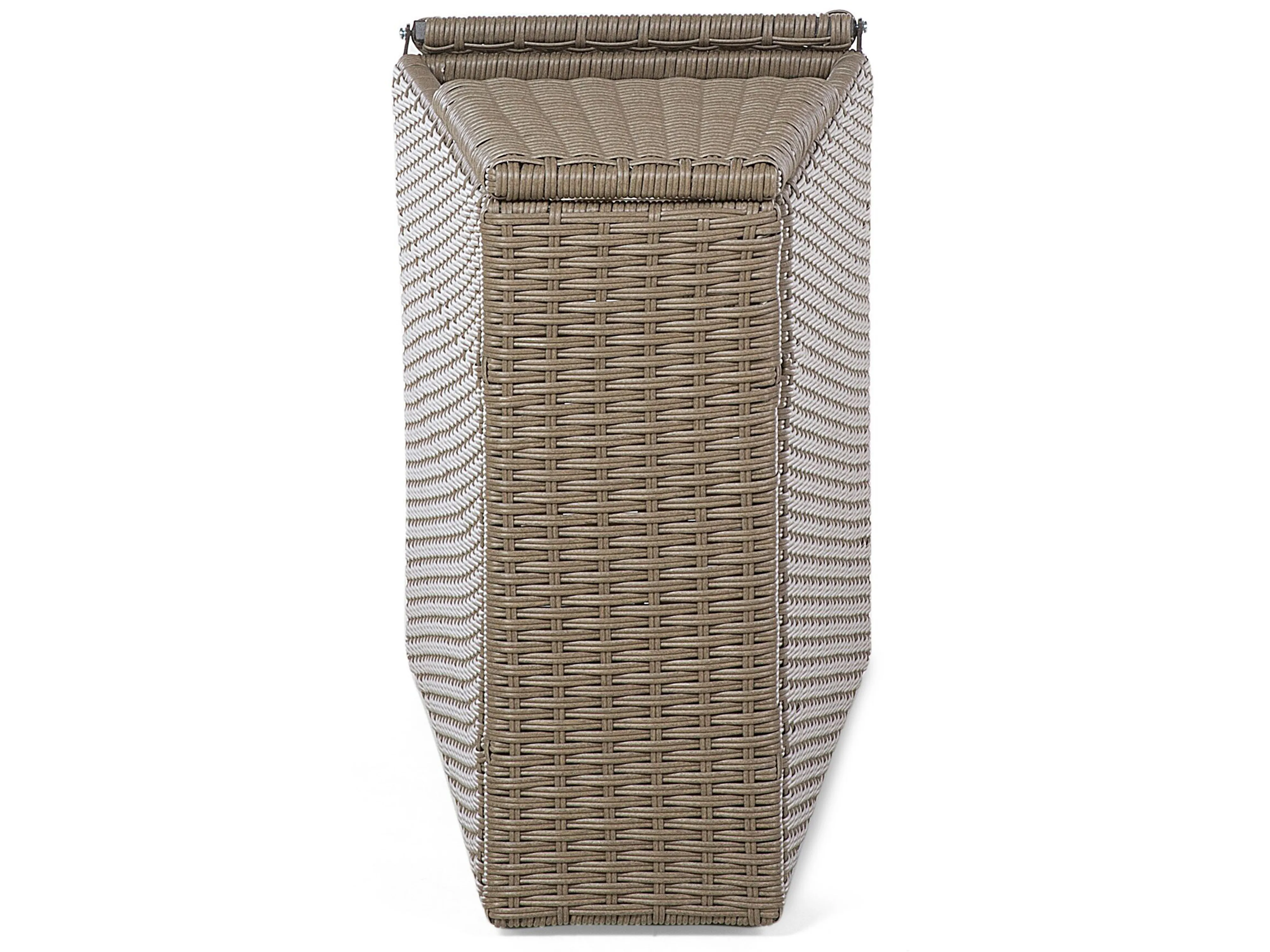 Loungeset met tafel 9-zits SEVERO PE rotan Bruin
