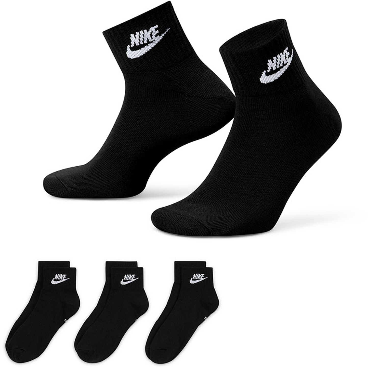 Nike Essential 3-Pack Enkel Sokken