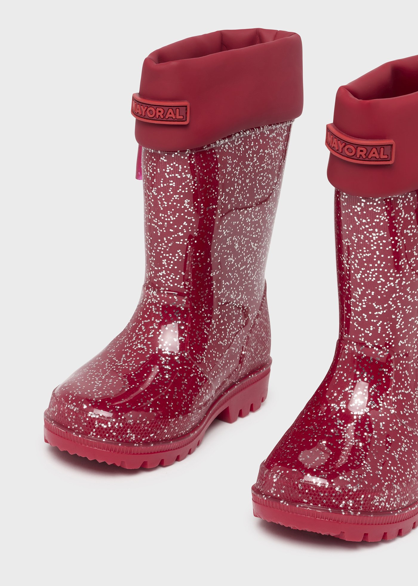 bota de chuva infantil com glitter