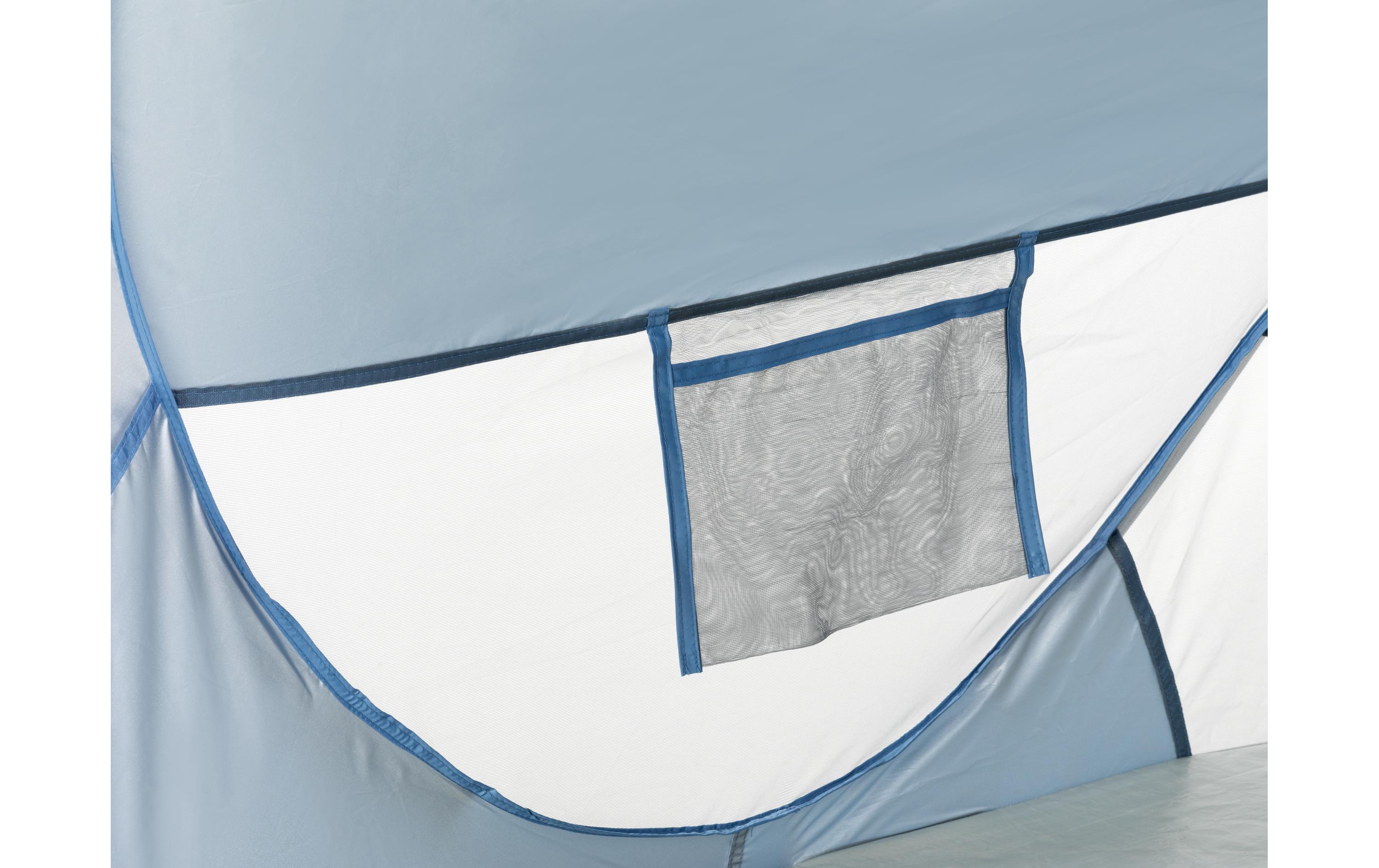 Strandzelt Pop-Up M, BlauStrandmuschel schützt vor Sonne, Wind und leichtem Regen