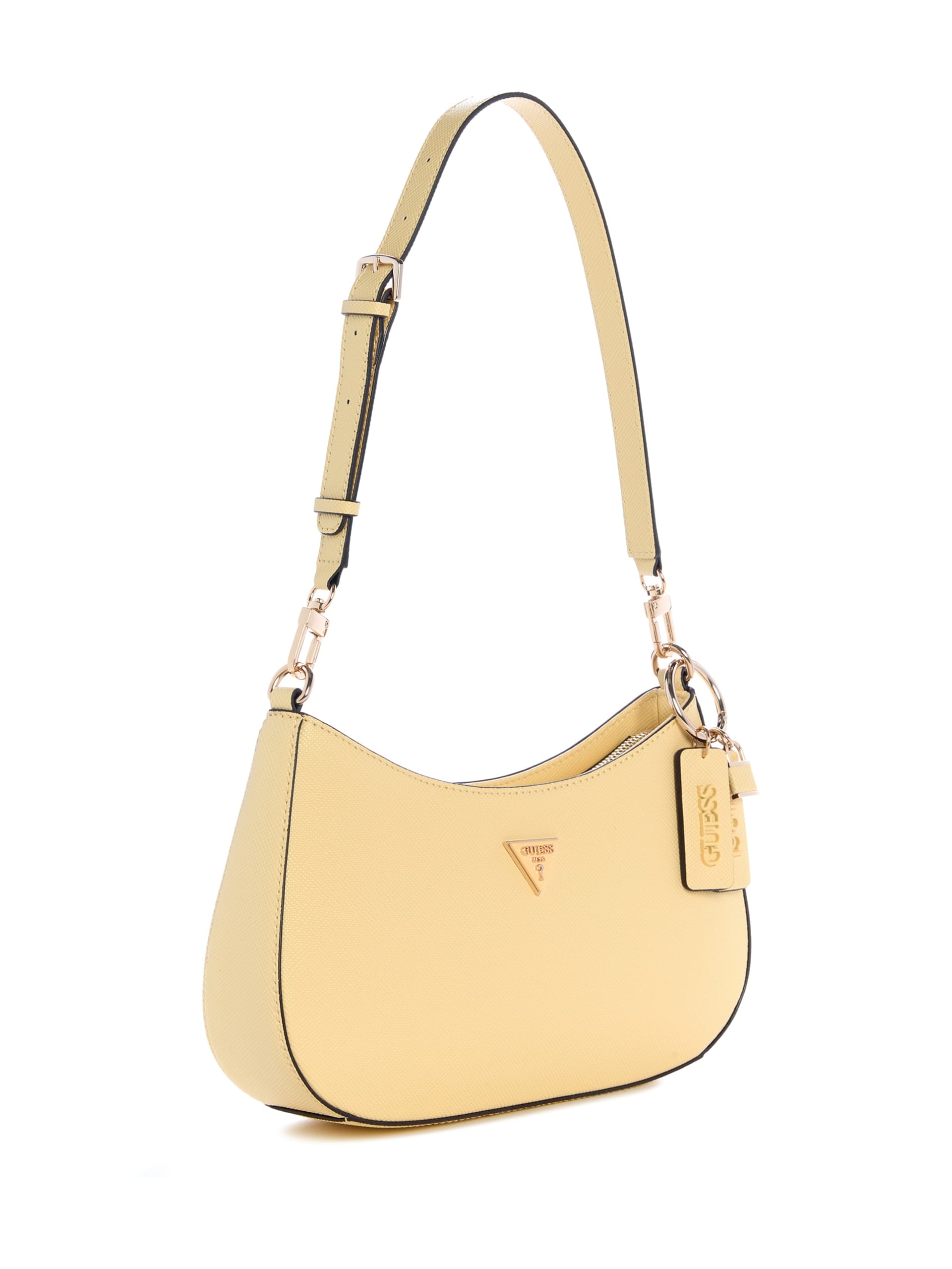 Bolsa de ombro Noelle em couro saffiano