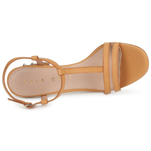Lola Cruz - STUDDED Beige / Tan