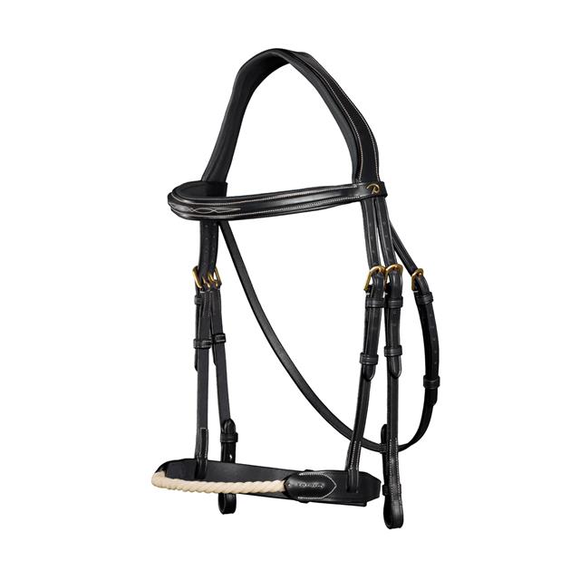 Hoofdstel D Collection by Dy'on Rope Noseband Zwart