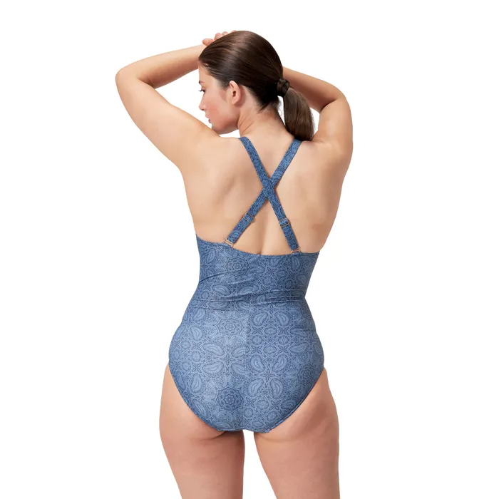 Speedo ECO Print Shaping Badpak Dames