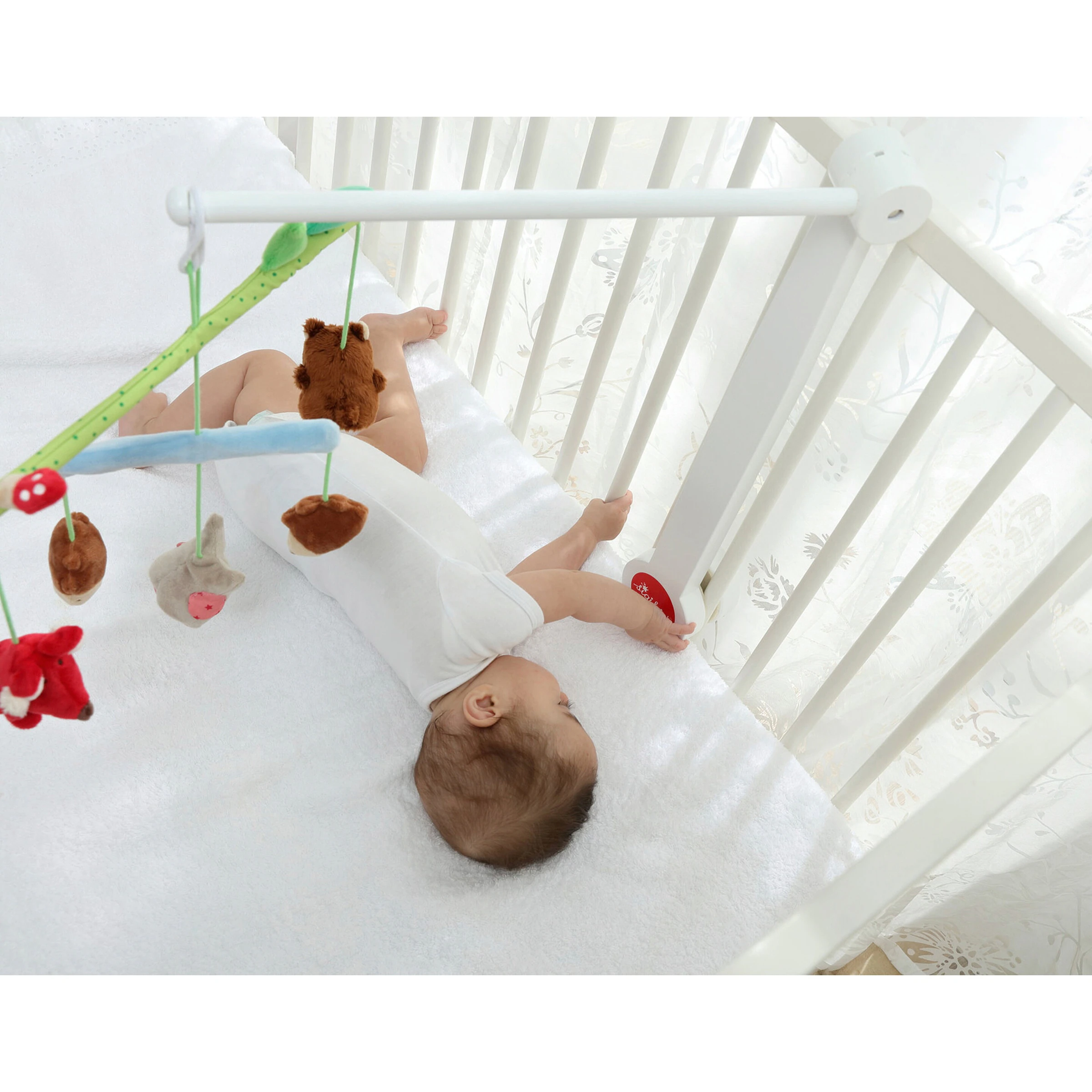 Sigikid Mobile-Halter Holzrack weiß