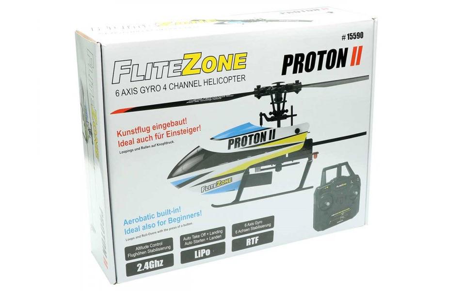 Helikopter Proton 2 4-Kanal, 6G, RTFKleiner Singlerotor Hubschrauber mit 6G Gyro