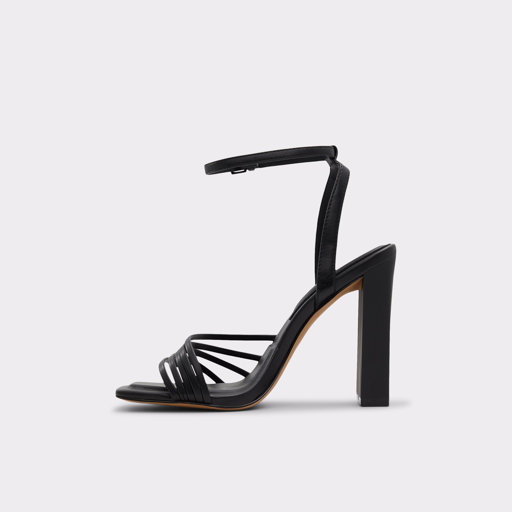 Estela Black Women Strappy Sandals