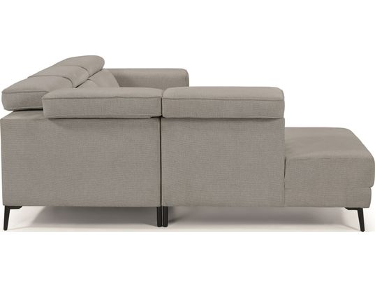 CONCEPT1 - Canapé tissu Mali 2 relax électrique gris angle gauche